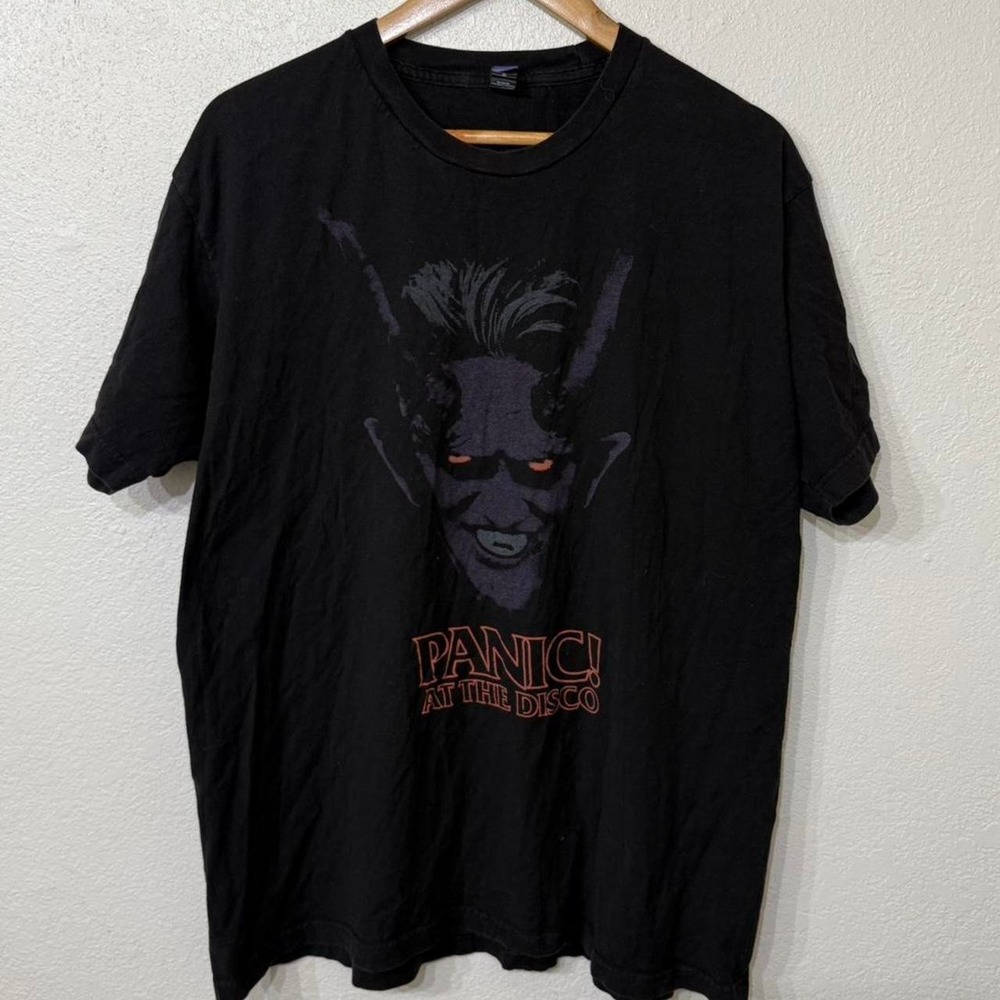 Panic at the Disco   Black and red Finders Keepers Losers Weepers cotton T-shirt